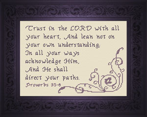 Direct Your Paths Proverbs 3:5-6